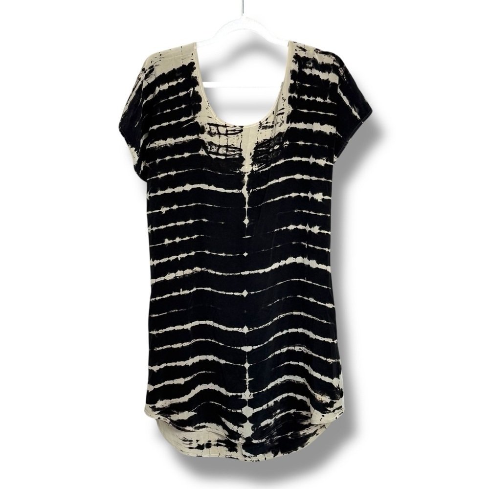 Gypsy 05 Silk Tie Dye Stripe Mini Dress Size Medium